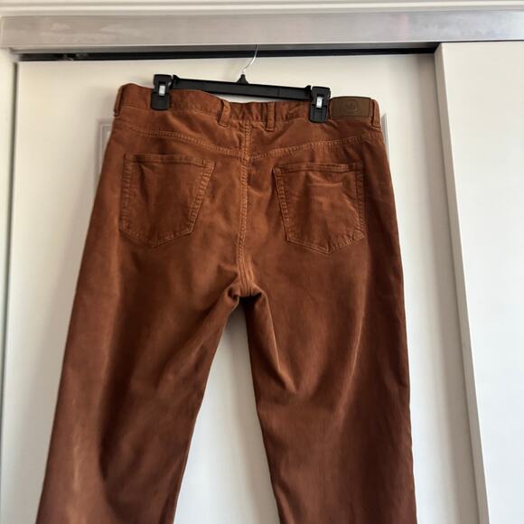 Peter Millar Superior Soft Corduroy Five-Pocket Pant French Press Brown Sz 36X28 - Picture 5 of 15